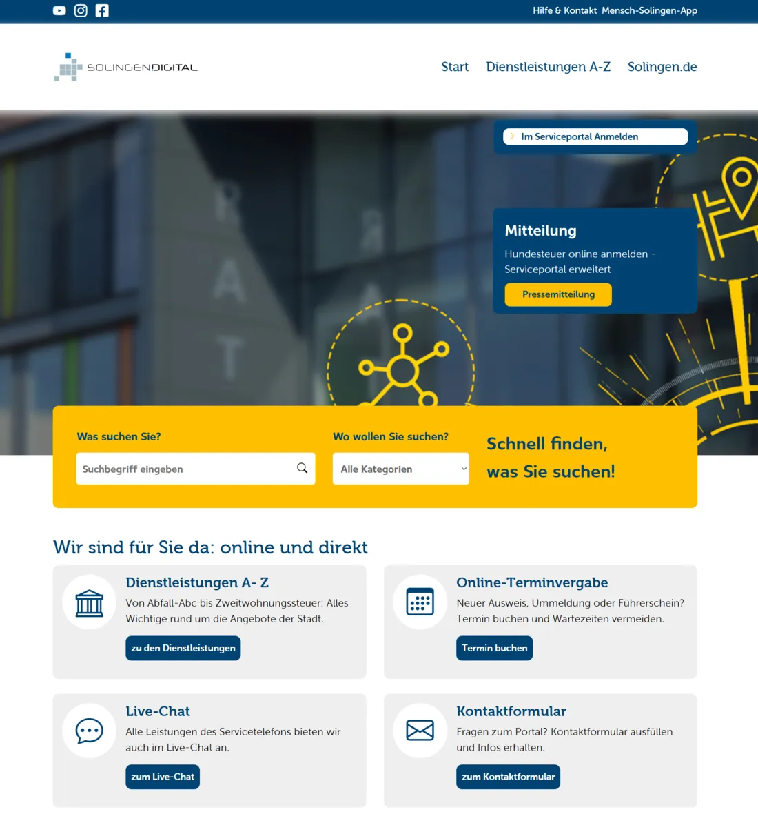 Kommunalportal – Startseite